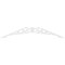 Ekena Millwork Pitch Carrillo Architectural Grade PVC Gable Pediment, 72"W x 15"H x 1"P (5/12) GPP072X015X100CRL - alternate 5
